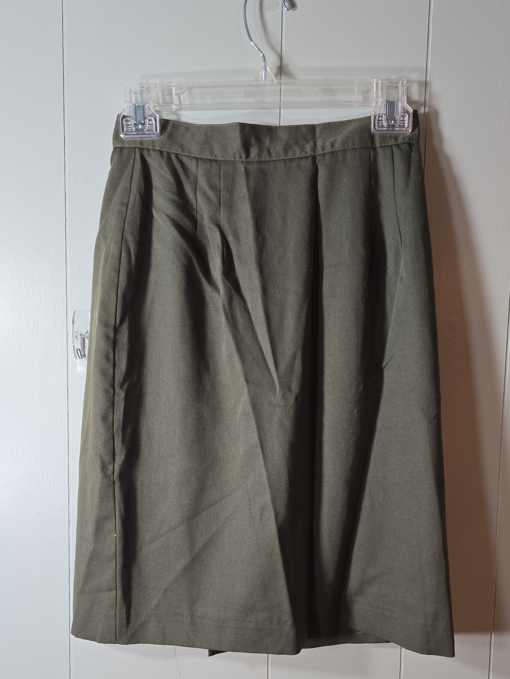 Olive A-Line Skirt - Classic Women's Skirt